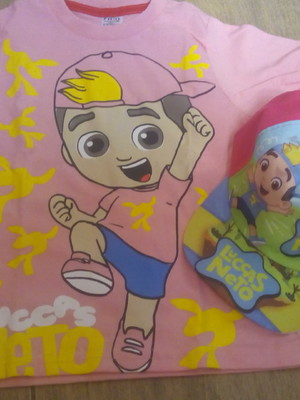 Kit camiseta e boné lucas neto