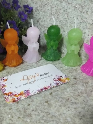 Kit 15 velas anjinhos sortidos