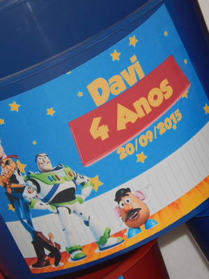 Balde de pipoca toy story