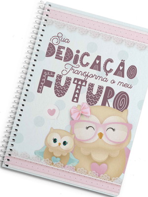 Caderno de planejamento diario para professora