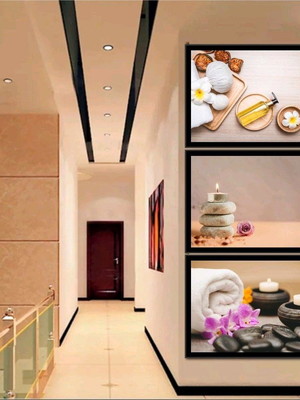 Quadro decorativo vertical para spa