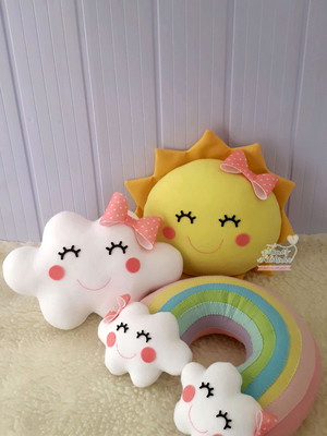 Kit almofadas chuva de amor