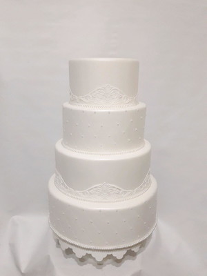 Bolo cenográfico casamento/noivado