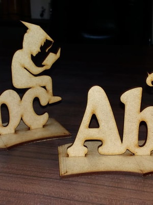 Lembrancinha abc - formatura