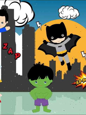 Convite animado duplo com dois temas diferentes