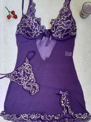 Camisola sexy lilás