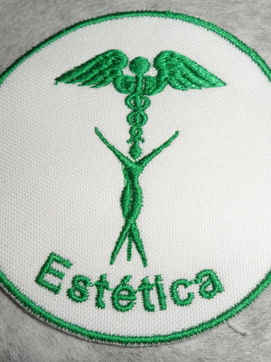 Patch bordado termocolante logo estética