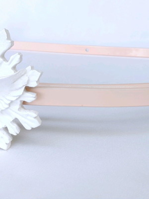 Dossel de parede liso rosa com explendor