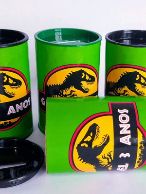 Cofrinho personalizado jurassic park