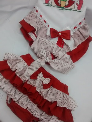 Fraldas de bebê bordadas,2 peças