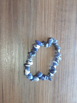 Pulseira de cascalho de sodalita