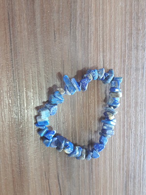Pulseira de cascalho de sodalita