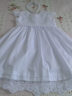 Vestido renda renascenca longo grande