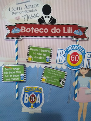Topo de bolo boteco