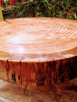Mesa de centro rústica com pés palito