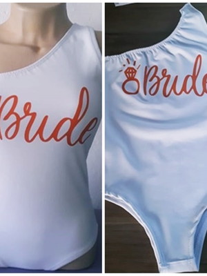 Body bride team bride personalizado ombro só