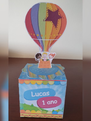 Caixa cubo bira
