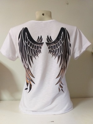 Camiseta asa de anjo