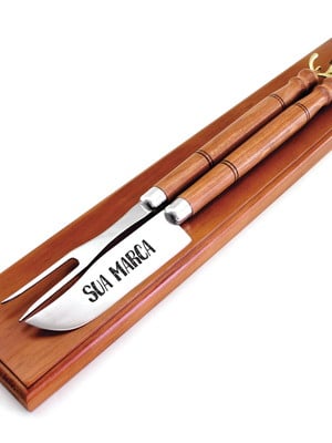 50 kits churrasco personalizado - cabo logo