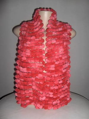 Cachecol pink red