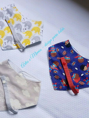 Babador bandana impermeável
