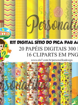 Kit digital sítio do pica pau amarelo