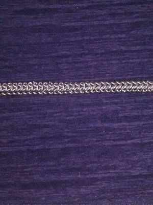 Pulseira escama de cobra em aço