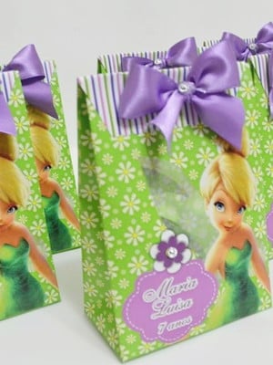 Sacolinha festa sininho tinker bell