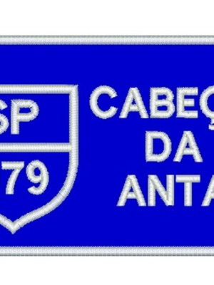 Patch bordado cabeça da anta