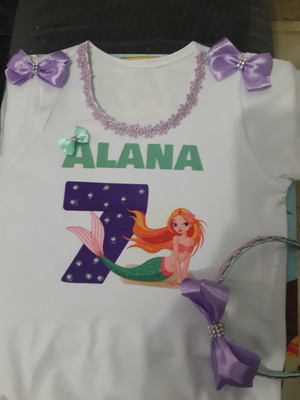 Body personalizado da sereia