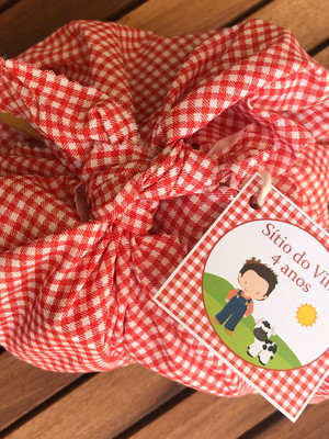 Trouxinha tecido guloseimas picnic