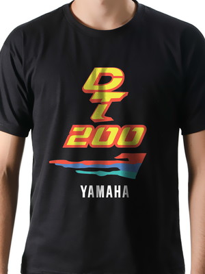 Camiseta moto yamaha dt 200 1994 2 tempos 100% algodão