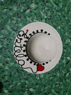 Chapéu de praia infantil personalizado