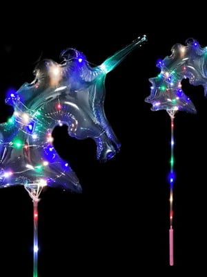 23 unidades baloes bubble led unicornio c/ pilhas completos