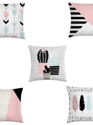 Kit 5 capas de almofadas indie