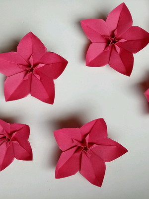 Flor de cerejeira | flores | decoração em origami