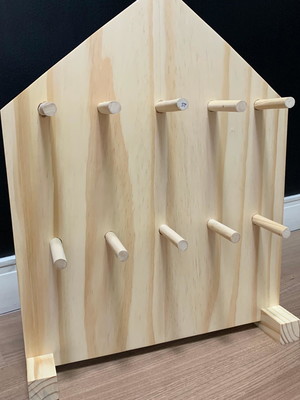 Mini painel pegboard casinha