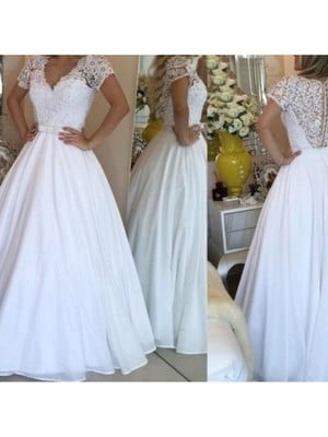 Vestido de noiva em renda