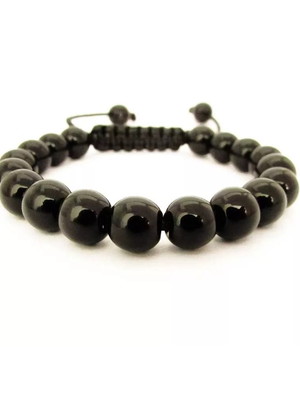 Pulseira em pedras naturais ônix