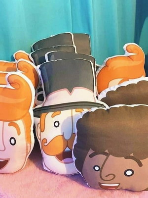 Bita e seus amigos _ almofada para lembrancinha