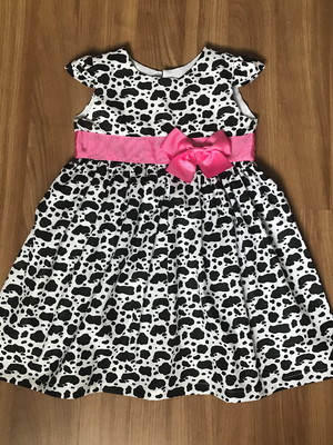 Vestido infantil fazendinha