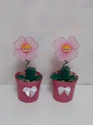 10 lembrancinhas flor menina