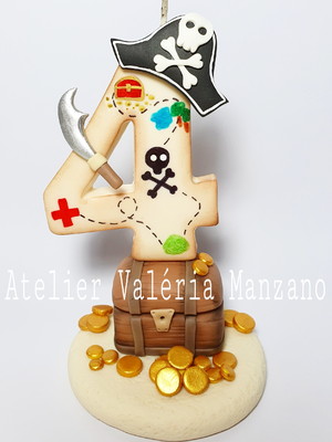 Vela tema pirata