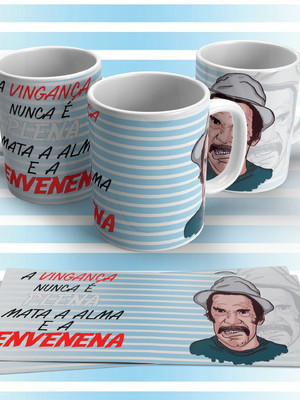 Caneca seu madruga a vingança nunca é plena