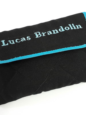 Necessaire higiene bucal com aba, organização, viagens
