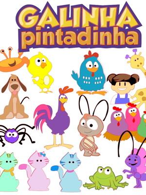 Arquivo de corte galinha pintadinha (15 personagens)
