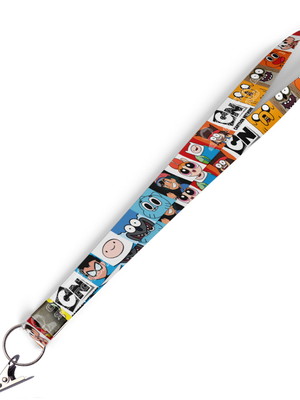 Cordão personalizado cartoon networks c0086p com jacaré
