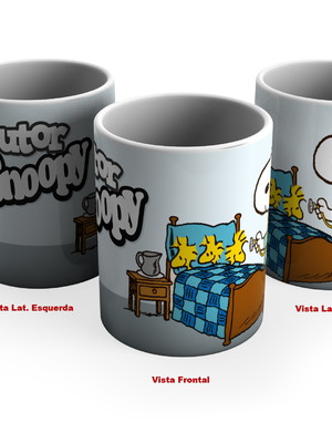 Caneca doutor snoopy
