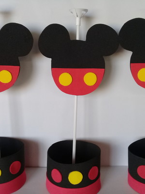 Centro de mesa mickey