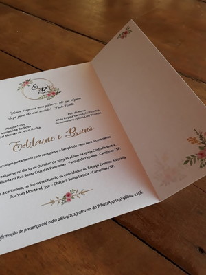 Convite casamento